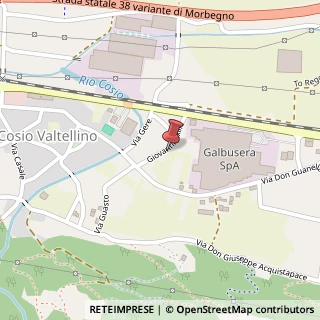 Mappa Via Giovanni XXIII, 15, 23013 Cosio Valtellino, Sondrio (Lombardia)