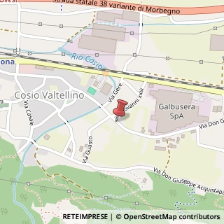 Mappa Via stelvio cosio 116, 23013 Cosio Valtellino, Sondrio (Lombardia)