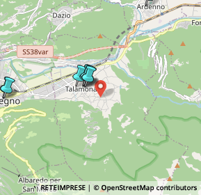 Mappa Via Coseggio Di Sopra, 23018 Talamona SO, Italia (2.61909)