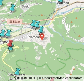 Mappa Via Coseggio Di Sopra, 23018 Talamona SO, Italia (3.517)