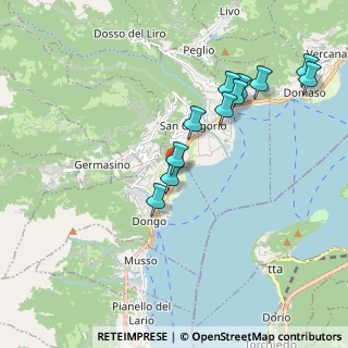 Mappa Via Statale, 22014 Dongo CO, Italia (1.88)