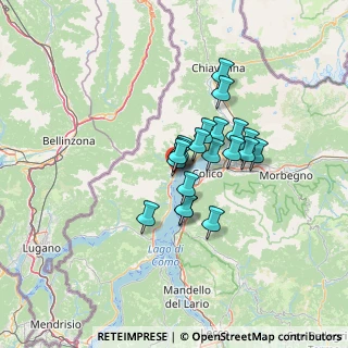 Mappa Via Statale, 22014 Dongo CO, Italia (8.9885)