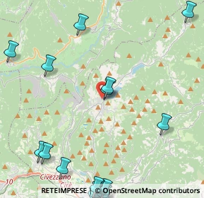 Mappa Via Piana, 38042 Baselga di Piné TN, Italia (6.5335)