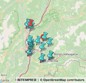 Mappa Via Piana, 38042 Baselga di Piné TN, Italia (11.59056)