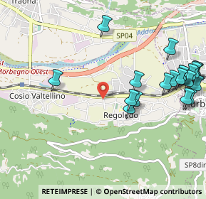 Mappa Via Streccia, 23013 Cosio Valtellino SO, Italia (1.255)