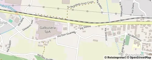 Mappa Cosio Valtellino