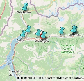 Mappa SP 7 della Val Gerola, 23017 Morbegno SO, Italia (14.64818)