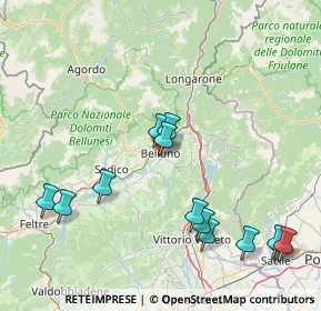 Mappa Via Vincenzo Lante, 32100 Belluno BL, Italia (18.26308)