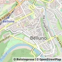Kaart Belluno