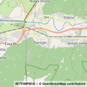 Mappa Piantedo