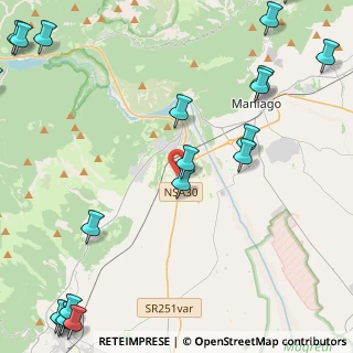 Mappa Via dell'Industria, 33086 Montereale Valcellina PN, Italia (6.8595)