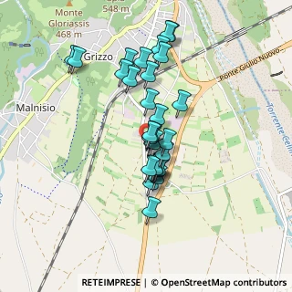 Mappa Via dell'Industria, 33086 Montereale Valcellina PN, Italia (0.71034)