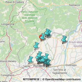 Mappa Via dell'Industria, 33086 Montereale Valcellina PN, Italia (15.7575)