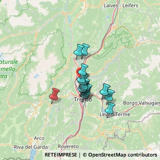 Mappa Via Camillo Cavour, 38015 Lavis TN, Italia (9.11118)