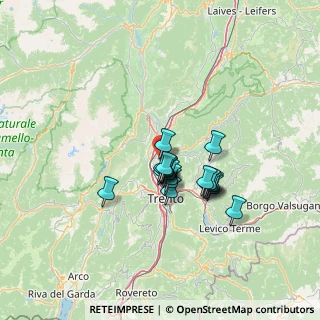 Mappa Via Camillo Cavour, 38015 Lavis TN, Italia (9.51421)