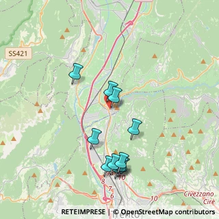 Mappa Via Camillo Cavour, 38015 Lavis TN, Italia (3.82)
