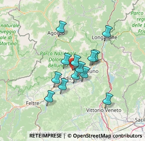 Mappa Strada Regionale, 32036 Sedico BL, Italia (10.07)