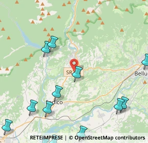 Mappa Strada Regionale, 32036 Sedico BL, Italia (6.215)