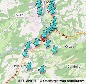 Mappa Strada Regionale, 32036 Sedico BL, Italia (0.982)