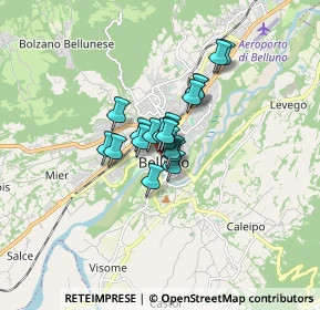 Mappa Via Ripa, 32100 Belluno BL, Italia (0.8455)