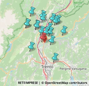 Mappa Via Zanella, 38015 Lavis TN, Italia (5.72789)