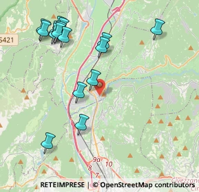 Mappa Via Zanella, 38015 Lavis TN, Italia (4.62563)