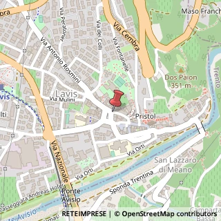 Mappa Via Giacomo Matteotti, 15, 38015 Lavis, Trento (Trentino-Alto Adige)
