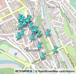 Mappa Via del Cansiglio, 32100 Belluno BL, Italia (0.197)