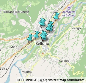 Mappa Via del Cansiglio, 32100 Belluno BL, Italia (0.88364)