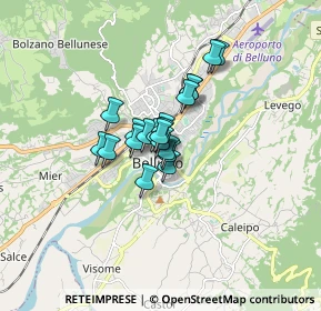 Mappa Via del Cansiglio, 32100 Belluno BL, Italia (0.884)