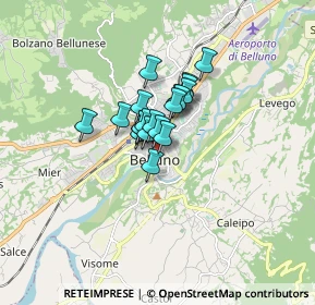 Mappa Via del Cansiglio, 32100 Belluno BL, Italia (0.859)