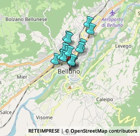 Mappa Via del Cansiglio, 32100 Belluno BL, Italia (0.80867)