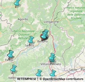 Mappa Via del Cansiglio, 32100 Belluno BL, Italia (15.97071)