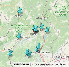 Mappa Via del Cansiglio, 32100 Belluno BL, Italia (12.71231)