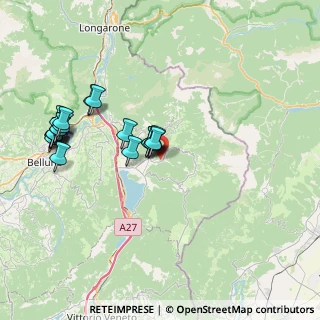 Mappa Via Costella, 32016 Alpago BL, Italia (7.876)