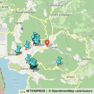 Mappa Via Costella, 32016 Alpago BL, Italia (1.9875)