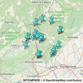 Mappa Via Costella, 32016 Alpago BL, Italia (11.7965)