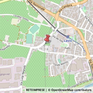 Mappa Via R. Zandonai, 2, 38015 Lavis, Trento (Trentino-Alto Adige)