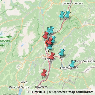 Mappa Via Paganella, 38015 Trento TN, Italia (10.92)