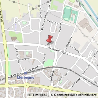Mappa Via 5º Alpini, 96, 23017 Morbegno, Sondrio (Lombardia)