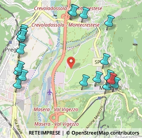 Mappa Via Campeccio, 28855 Masera VB, Italia (1.2965)