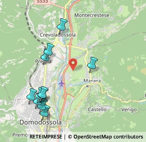 Mappa Via Campeccio, 28855 Masera VB, Italia (2.26818)