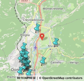 Mappa Via Campeccio, 28855 Masera VB, Italia (2.6985)