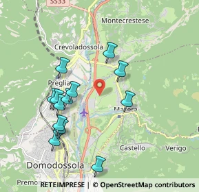 Mappa Via Campeccio, 28855 Masera VB, Italia (1.83615)