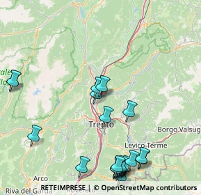 Mappa Via di Camparta Bassa, 38121 Trento TN, Italia (20.5775)