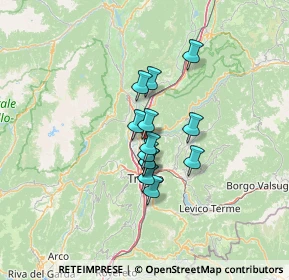 Mappa Via di Camparta Bassa, 38121 Trento TN, Italia (8.56923)