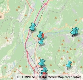 Mappa Via di Camparta Bassa, 38121 Trento TN, Italia (5.801)