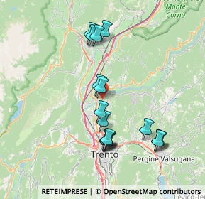 Mappa Via di Camparta Bassa, 38121 Trento TN, Italia (7.31824)