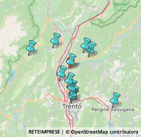 Mappa Via di Camparta Bassa, 38121 Trento TN, Italia (5.96273)