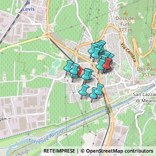 Mappa Via dei Felti, 38015 Lavis TN, Italia (0.292)